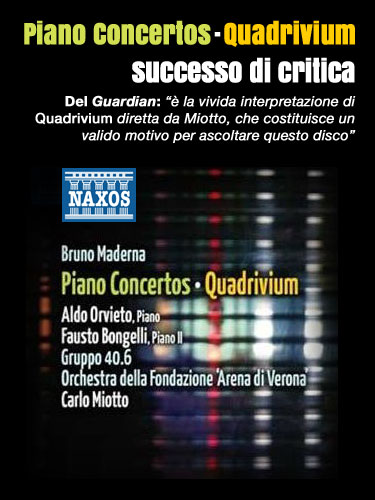 Maderna - Piano Concertos/Quadrivium