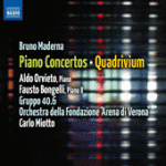 Bruno Maderna Piano Concertos – Quadrivium